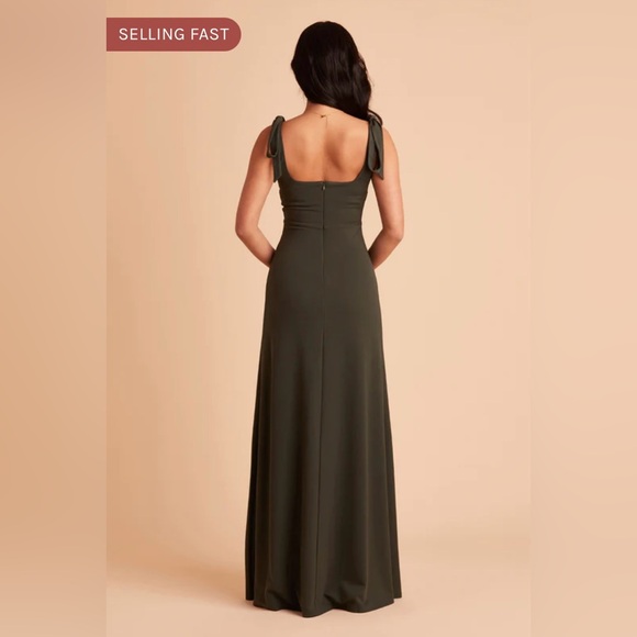 size S & M. birdy grey - olive green “alex convertible dress” - Picture 3 of 5